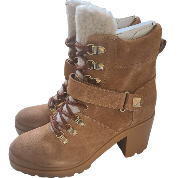 Marc Fisher NIB Leather Combat Boot - Picture 7 of 11